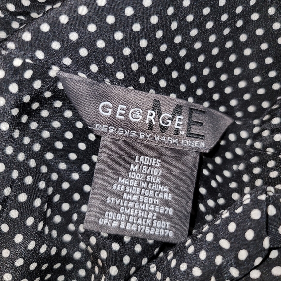 100% Silk Button Down Blouse - Picture 6 of 6